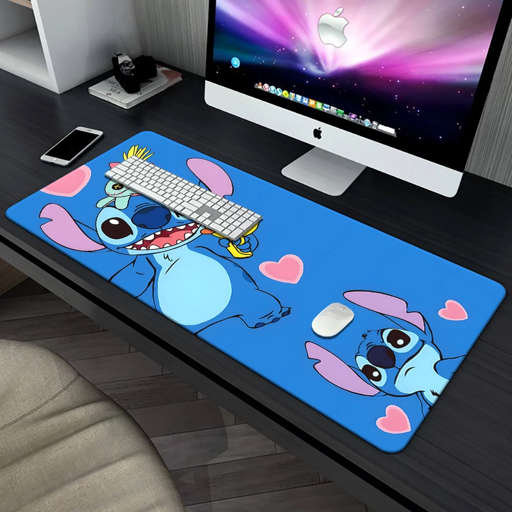 Stitch print Cartoon Mouse Pad Keyboard Gaming Accessories Mouse Mats Game Office Computer PC Gamer Laptop  table mat