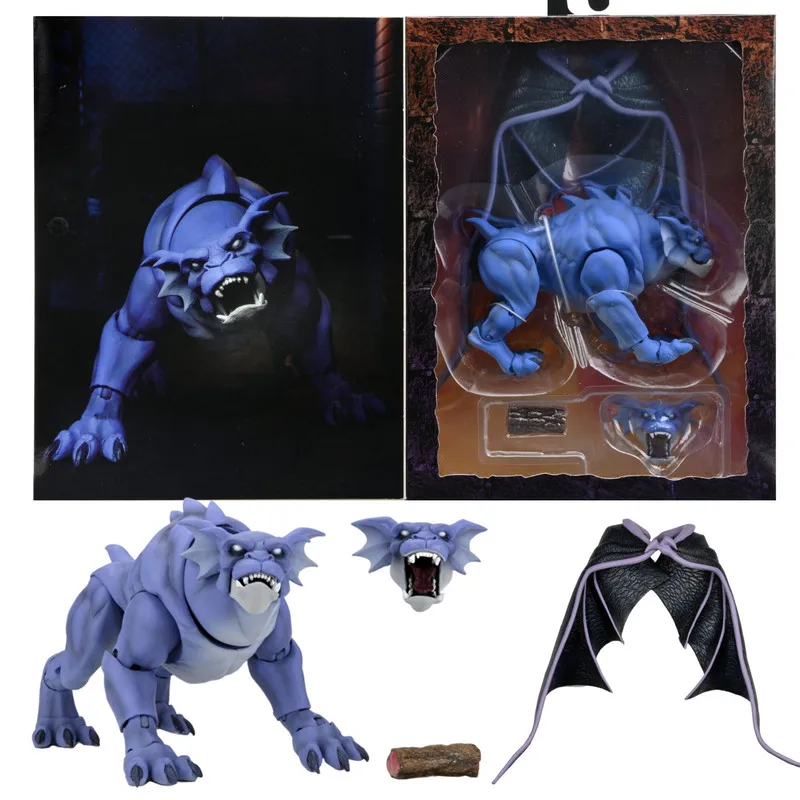 

Фигурка Gargoyles Ultimate Bronx с аксессуаром Goliath, NECA 34504, фигурки аниме, игрушки, 7-дюймовая подвижная модель, оригинальный подарок