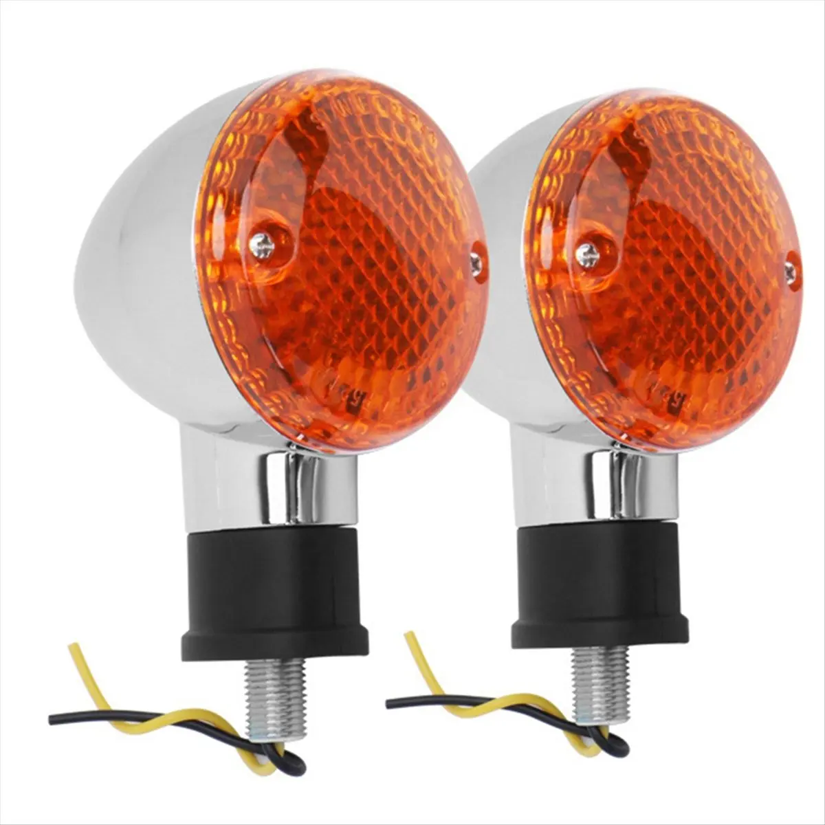 AA19 Motorcycle Turn Signal Light Retro Indicator Lamp Bulb Cafe Racer Blinker for Bolt Xv950 R/C Spec 2014-2018 A