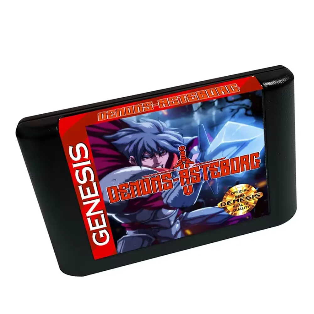 Tarjeta de juego Demonios of Asteborg MD para Mega Drive para Sega Genesis y para consola original
