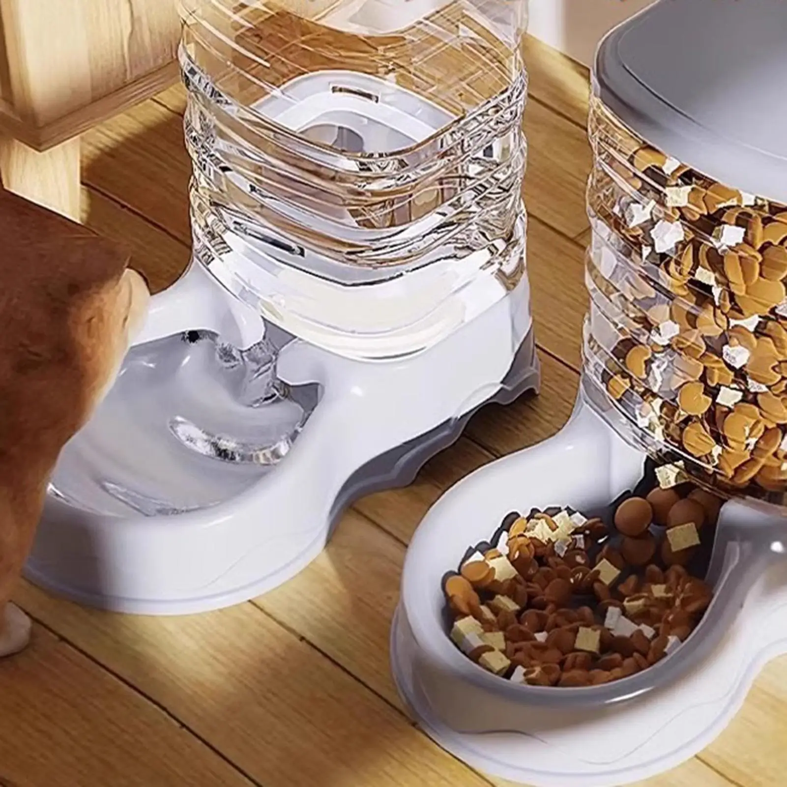 Pet Automatic Feeder Dog Bowl Feeding Drinking Cat food feeding drinking water kettle flowing non plugged in water dispenser