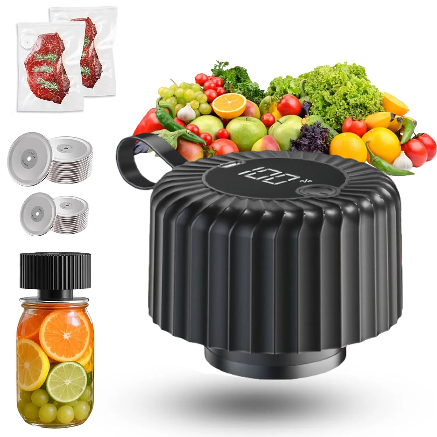 

2026 Latest MasonCanVacuumSealing Machine Canned Mason Sealing Machine Electric Mason Can Sealing Machine Suitable for Home Use