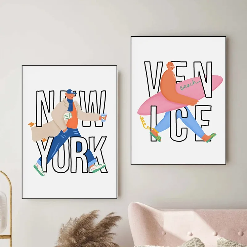 Beirut سلسلة السفر ملصق طباعة قماش الفن صور المنزل لغرفة المعيشة وغرفة النوم جدار ديكور حديث اللوحة بدون إطار