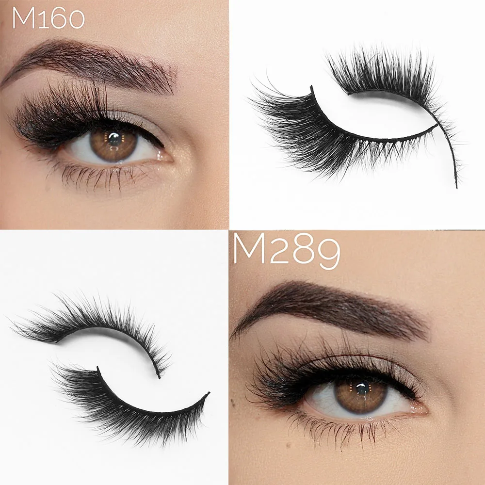 5 Pairs Fake Eyelashes Cat Eye Natural Tapered Half Lashes Fox Eye Winged Cat Eye Mink Lashes Extension Makeup Faux Cils