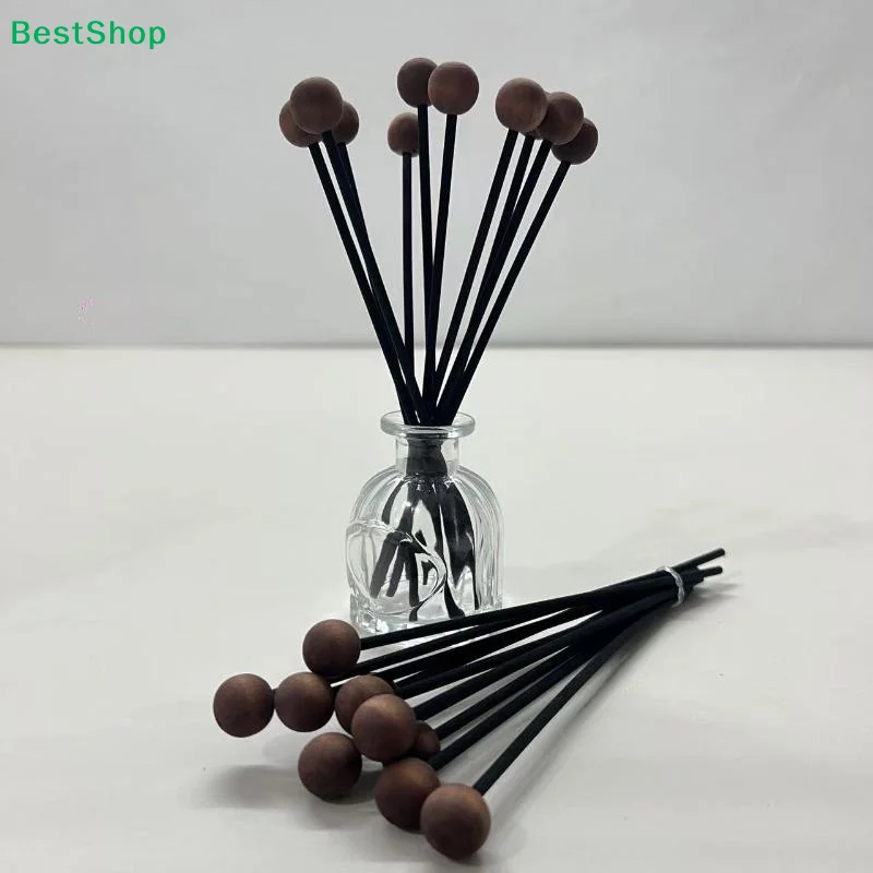 Hot Sale 10Pcs Natural Fiber Reed Diffuser Sticks Replacement Fragrance Sticks For Home And Office Aromatherapy