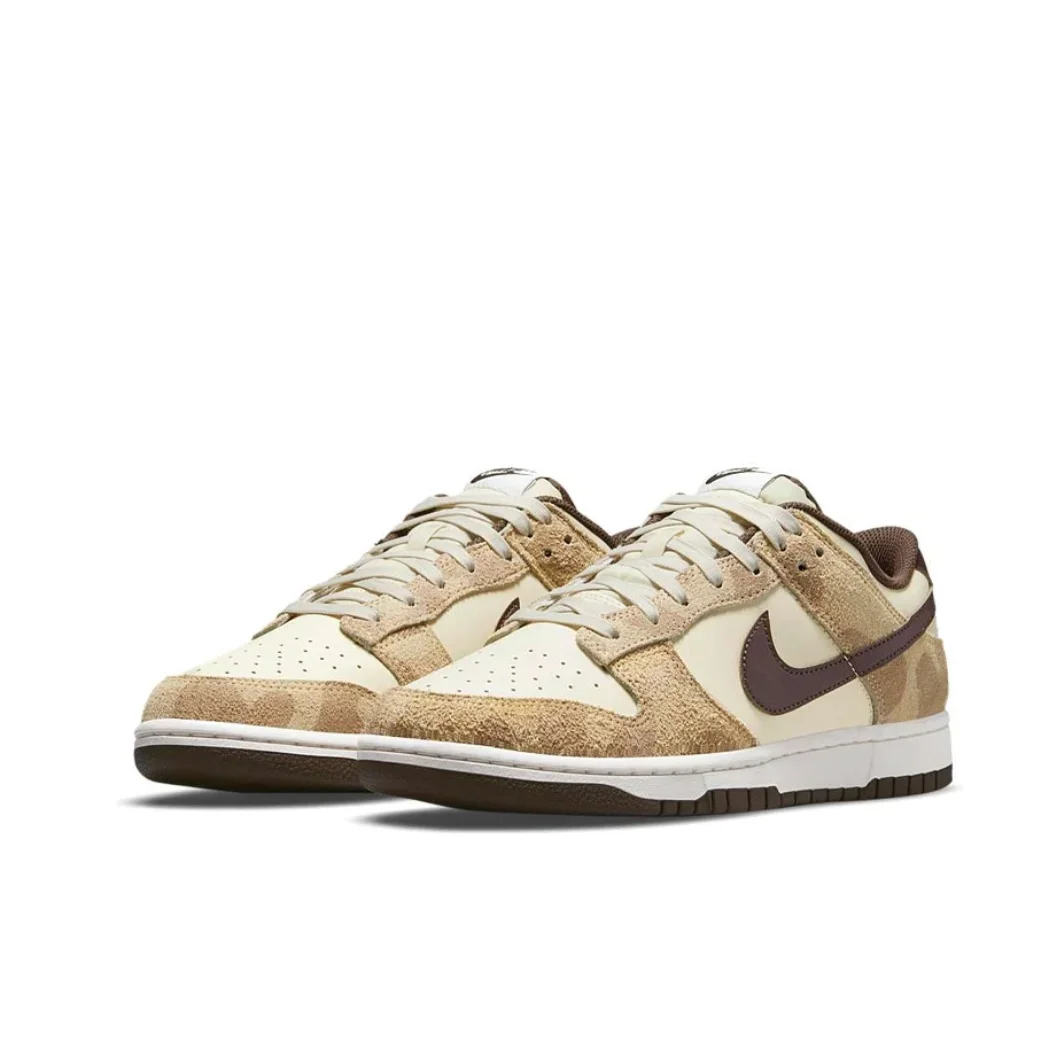 Nike New Dunk Low Men's and Women's Sneakers winter lightweight cushioning board shoes Classic fashion sneakers Beige&Brown