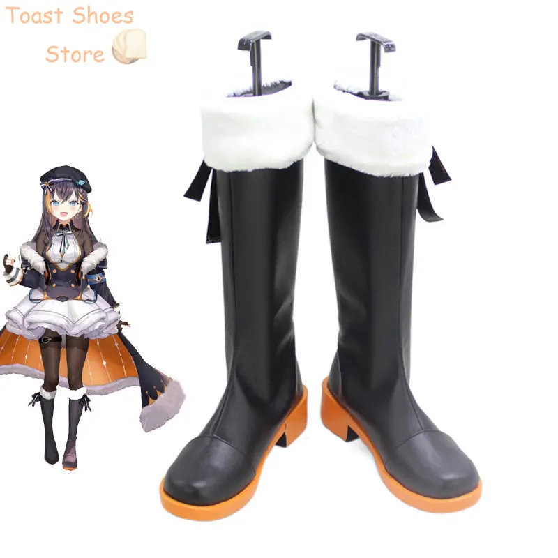 Petra Gurin Cosplay Shoes OBSYDIA Vtuber Cosplay Boots Halloween Carnival Cosplay Props PU Shoes Costume Prop