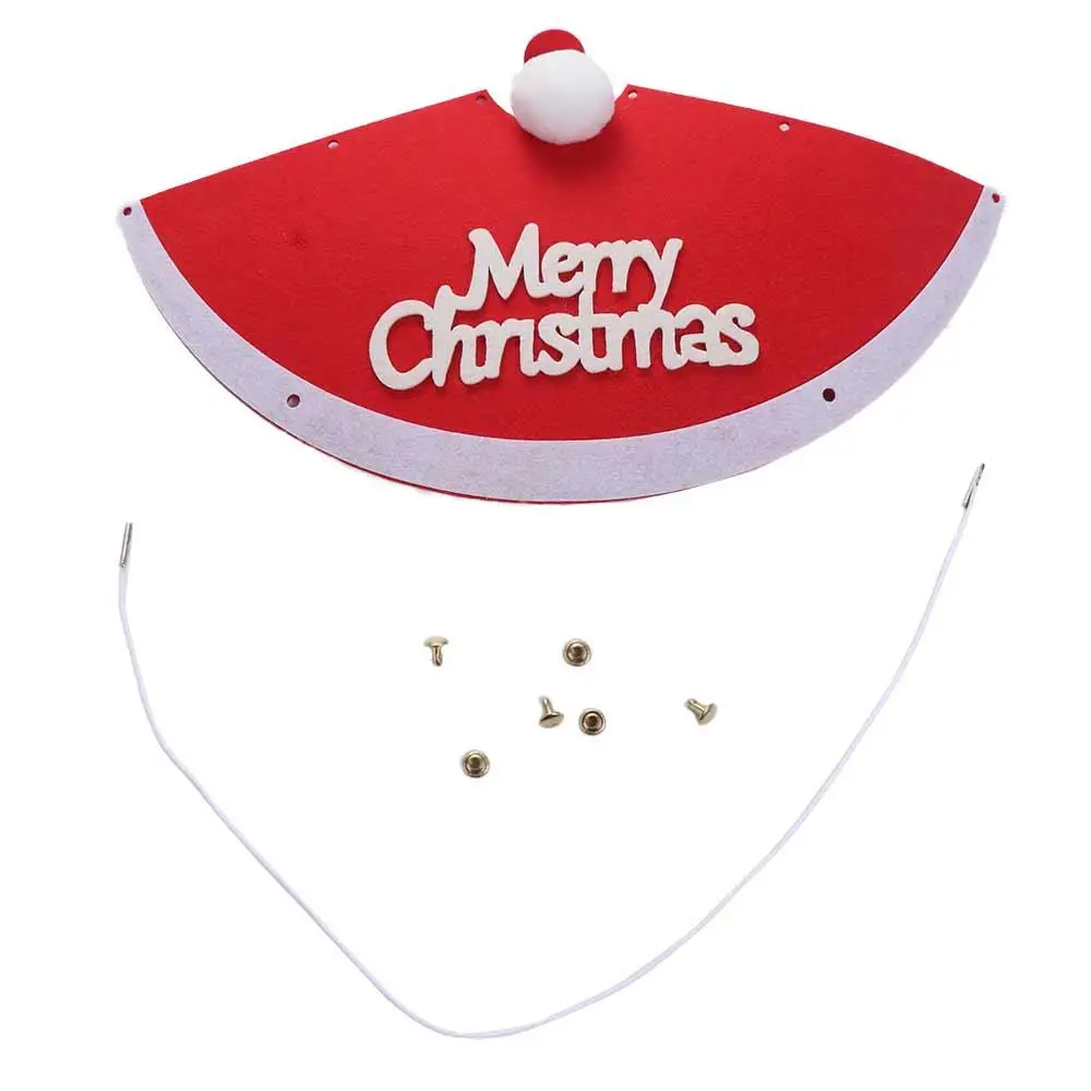 Forniture festive Cappello di Babbo Natale Buon Natale Cappello di Babbo Natale in feltro di Natale Cappello da festa per cartoni animati di animali Festa di compleanno
