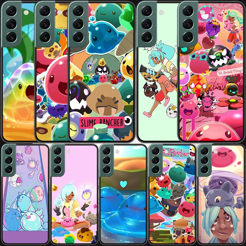 S-Slime R-Rancher Game Phone Case For Samsung Galaxy S22 S25 Ultra S21 S10 Plus S26 Edge S20 S23 S24 FE Cover Silicone Soft