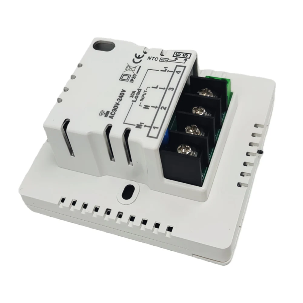 AC95 ~ 240V Smart Tuya WiFi Elektrischer 30A Fußbodenheizungsthermostat Temperaturregler mit externer Sensorsonde – Detail 12
