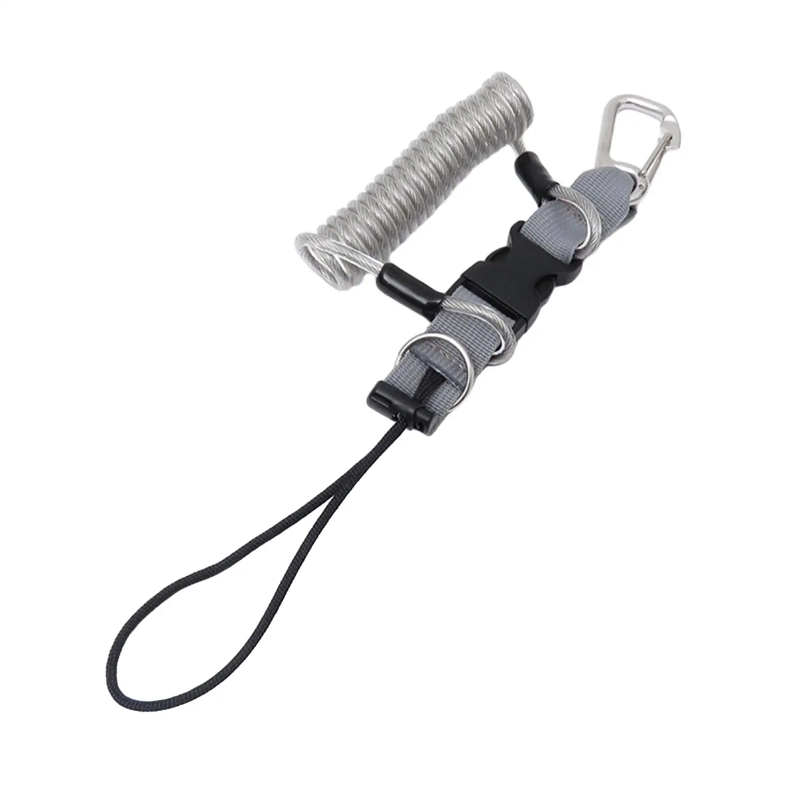 

Scuba Diving Lanyard Wristband Safety Rope with Hook Professional Freediving Rope Lanyard for Underwater Tools Lights Paddles