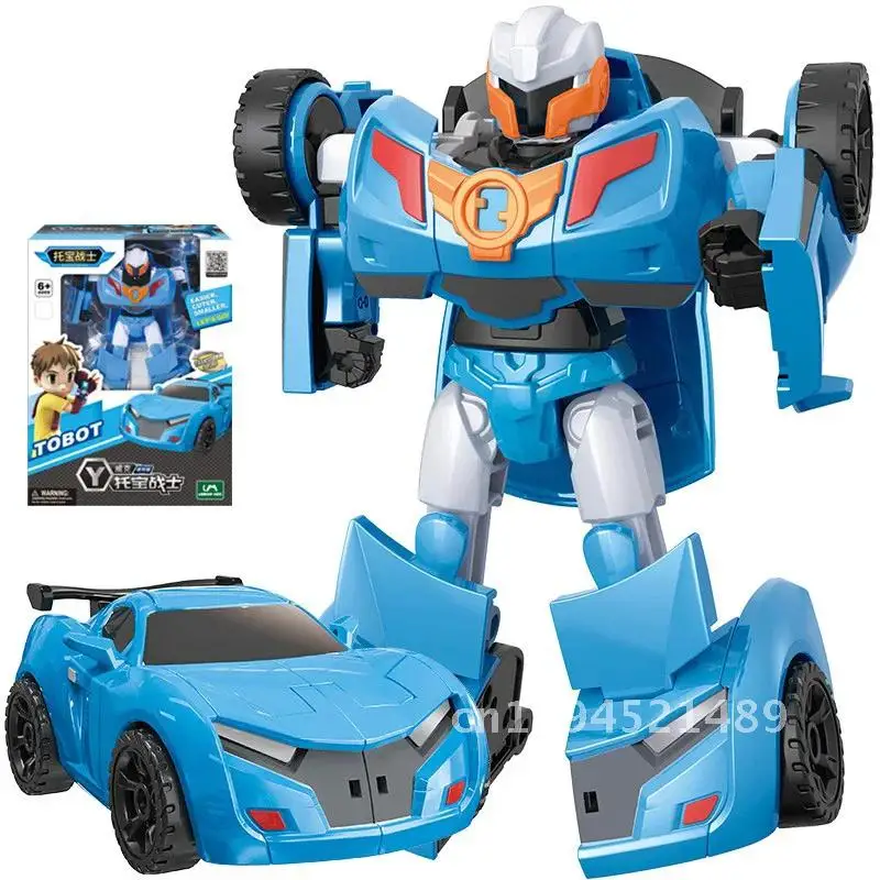 Nuevo Mini coche de transformación de Tobot para Robot, juguetes, motor coreano, avión, hermanos, coche, dibujos animados de Anime, juguetes de de deformación de fuego, Tobot