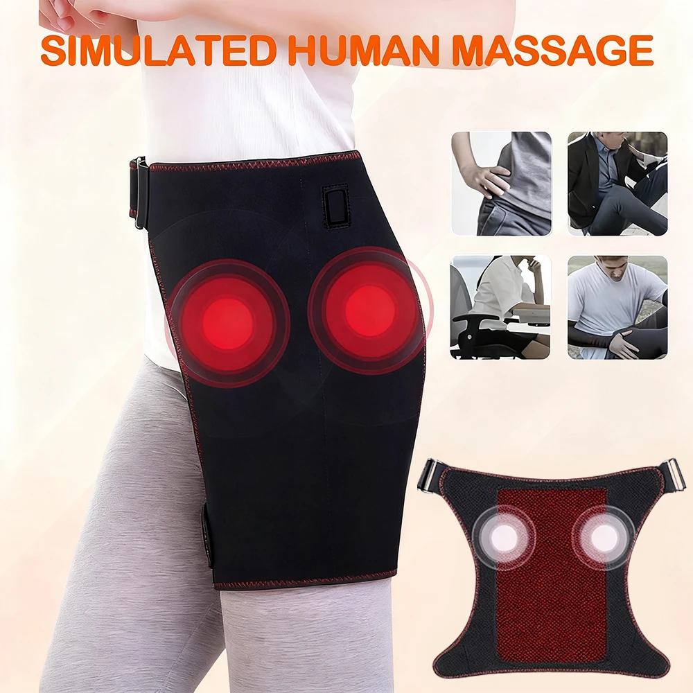 

Adjustable Tightness Heated Hip Protector Relieves Hip Muscle Strains Sciatica Pain Hip Thigh Protector Perfect Family Xmas Gift