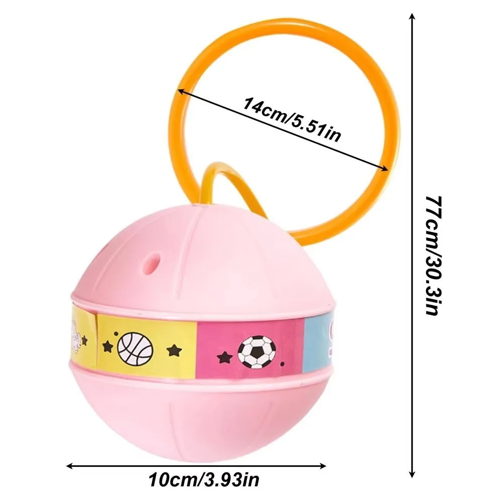 1/2 Uds. Pelota que rebota brillante multifunción correa de tobillo ajustable regalos pelota para saltar el tobillo pelota para saltar Flash para niños