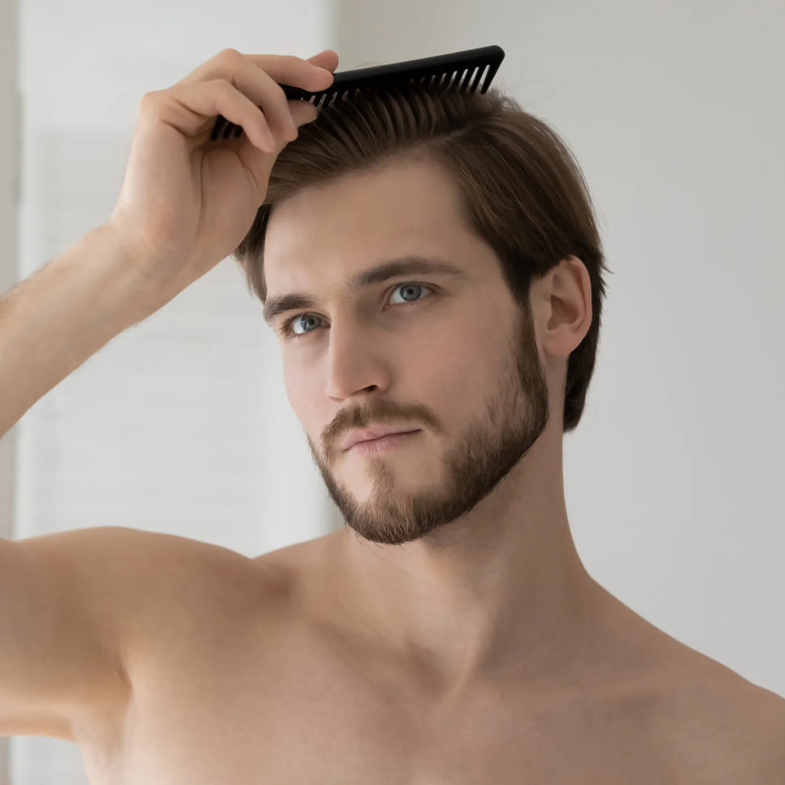 

5Pcs Wide Teeth Hair Styling Comb Flexible Bristle Hairdressing Brush Scalp Massage Detangler Salon Hair Care Tools Portable