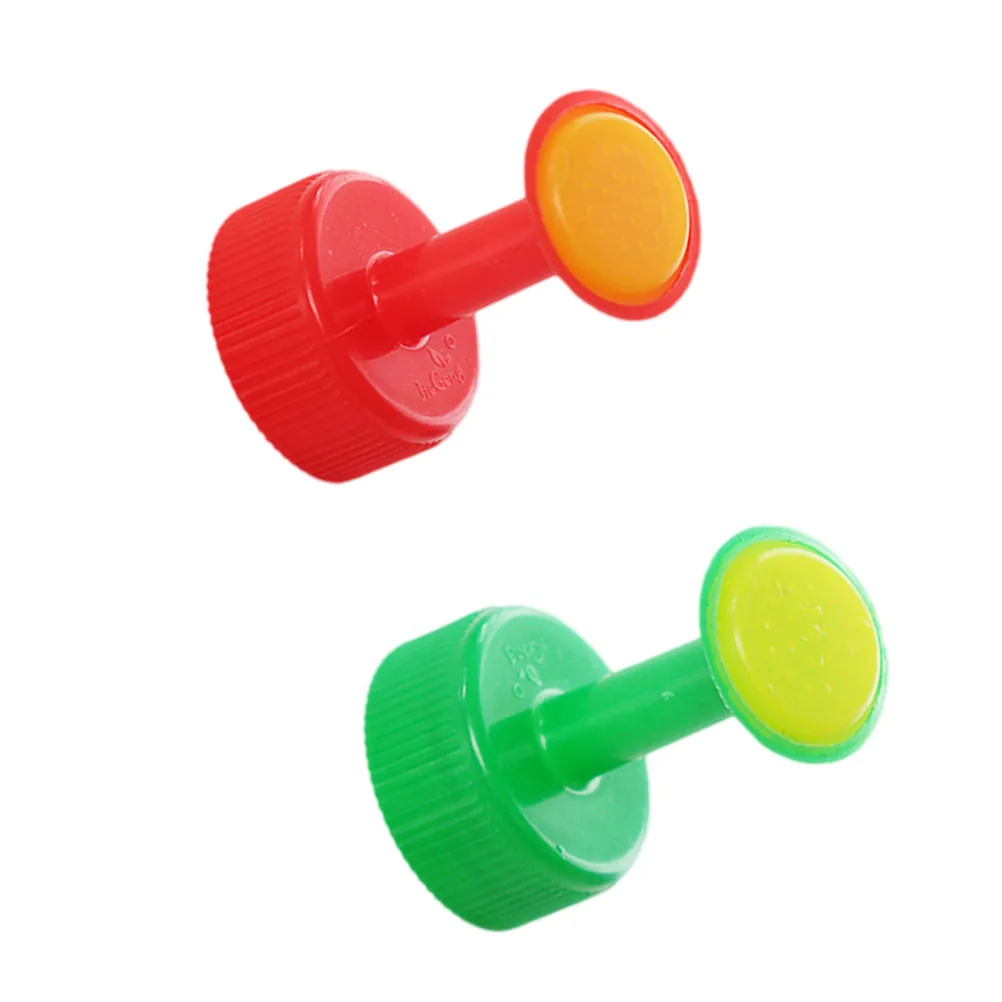 2Pcs Household Portable Watering Flower Nozzle Premium Plastic Universal Gardening Tool for 300Ml-3L Bottles Controlled Flow