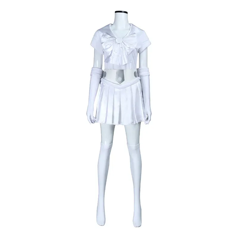 Disfraz de mujer, vestido de marinero blanco, disfraz de princesa Luna, disfraz de Carnaval de Halloween, ropa personalizada Leia jk;6