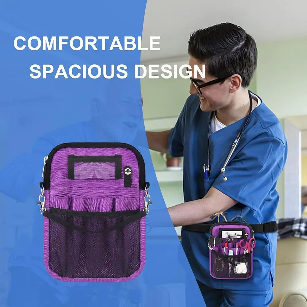 Sac banane d'infirmière, pochette de taille réglable pour stéthoscopes, Kit de soins, outils pour étudiants en soins, accessoires d'uniforme médical