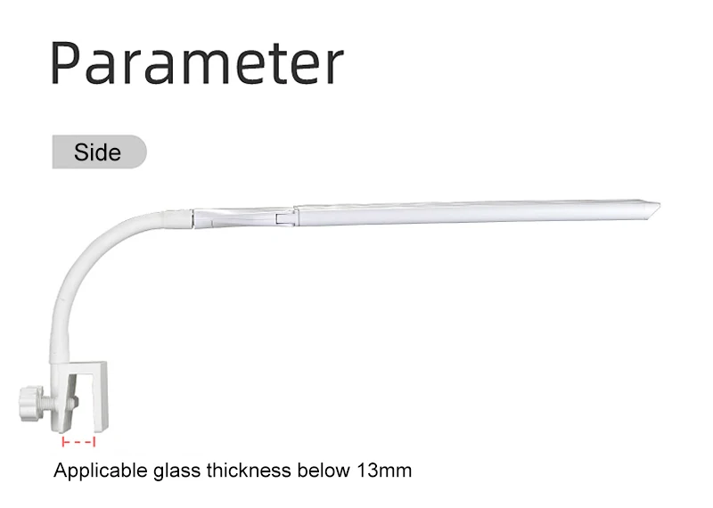 Superhelle Clip-Lampe, LED-Aquariumlicht für Wasserpflanzen, Wachstum von Aquarien, Vollspektrum-Timing-Lampe, 220–240 V, 30–70 cm, 4 W, 8 W, 13 W – Detail 14