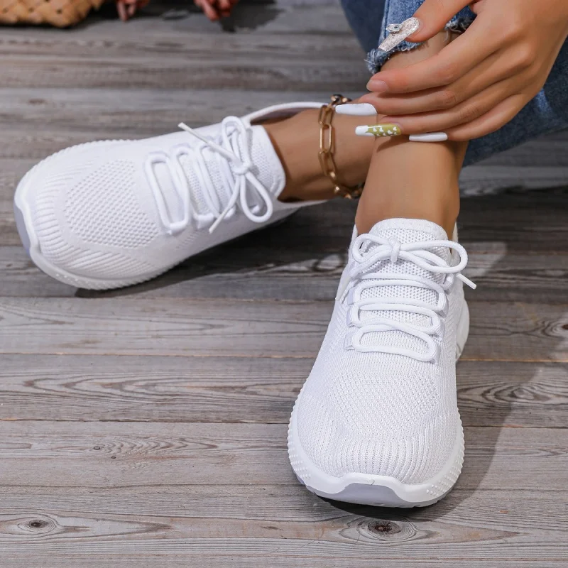 Women Shoes on Sale 2024 Brand Mesh Women's Vulcanize Shoes Autumn Breathable Fashion Women Sneakers Solid Sneakers Women