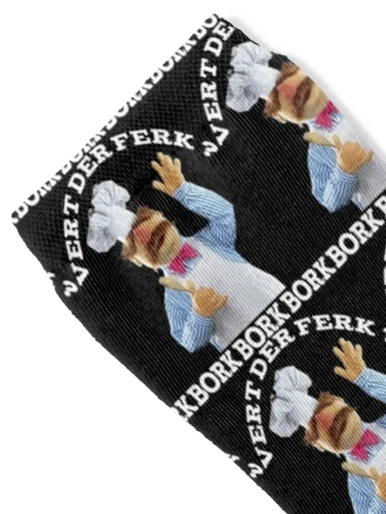 The Swedish chef bork Socks cycling Toe sports Ladies Socks Men's