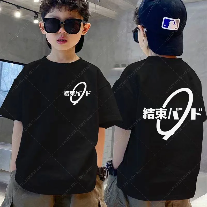 Harajuku Anime T Shirt Fashion Japan Harajuku Children Korean Style Tshirt Kids Boys Girls Teenager Summer Short Sleeves Tops