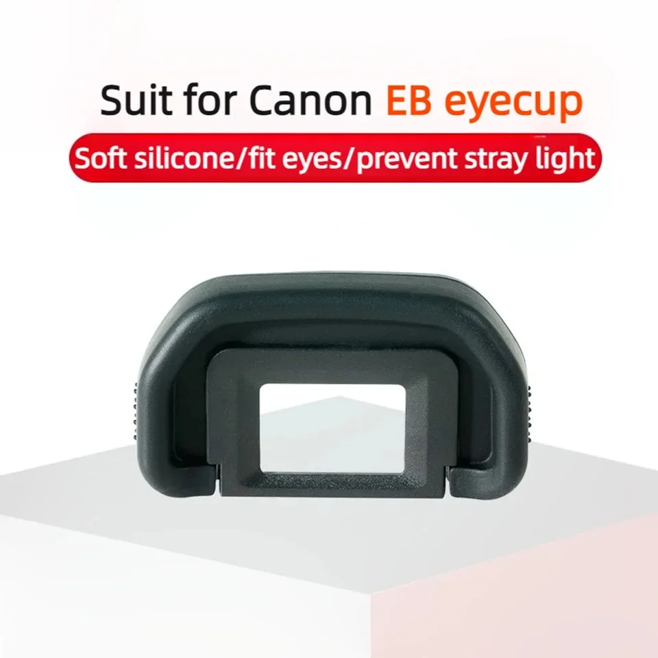 EB Eyecup Soft Silicone Viewfinder Rubber Cap for Canon 90D 80D 70D 60D 50D 40D 30D 20D 10D 5D 5D2 6D 6D2 SLR Camera Accessories - view 2