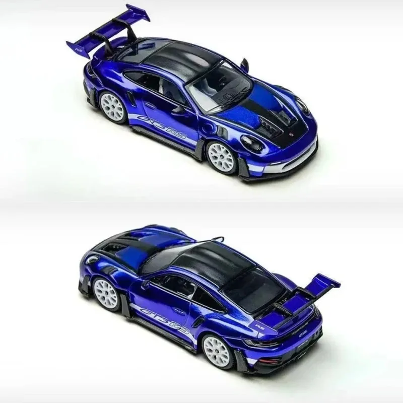 

Time Micro In Stock 1:64 911 GT3 RS San Marino Blue Diecast Diorama Car Model Collection Toys TM