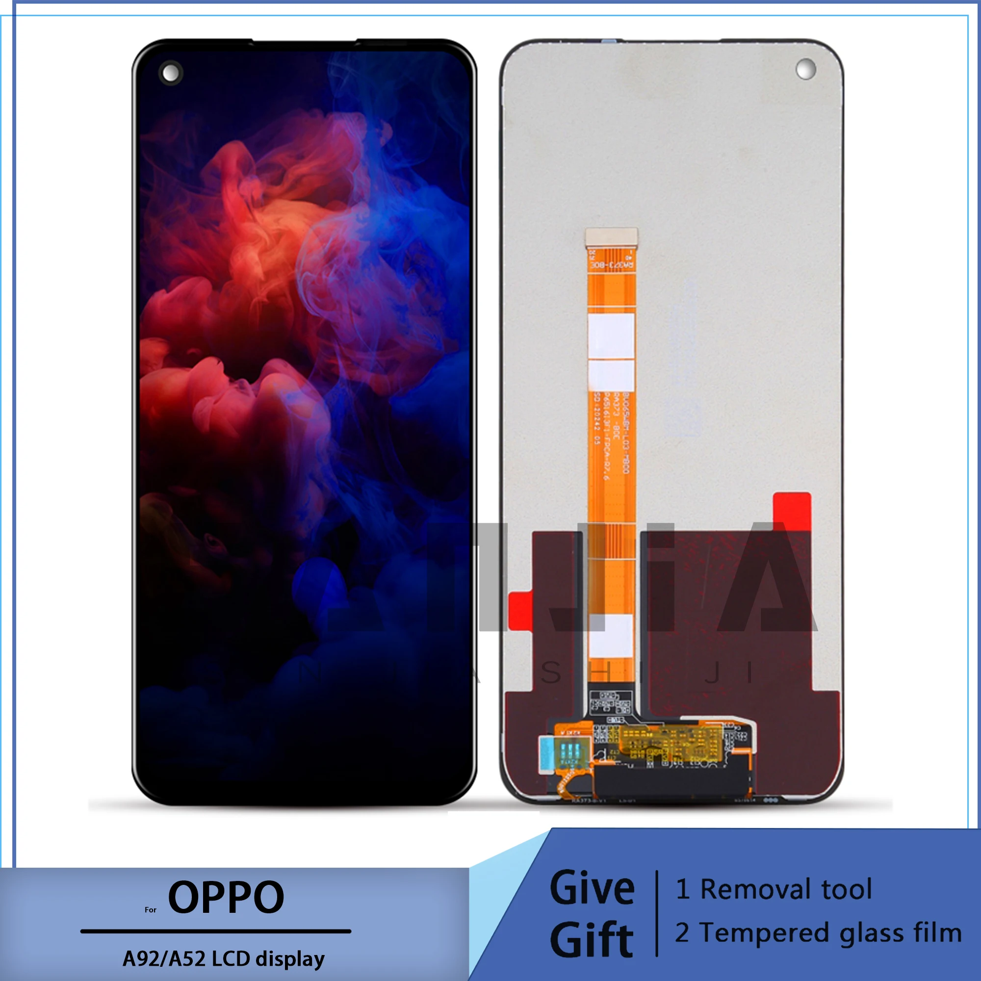 

Для oppo a53 4g 2020 ЖК-экран дисплей цифровой сборник для 6,5 polegada oppo a53 cph2127 с quadro substituir