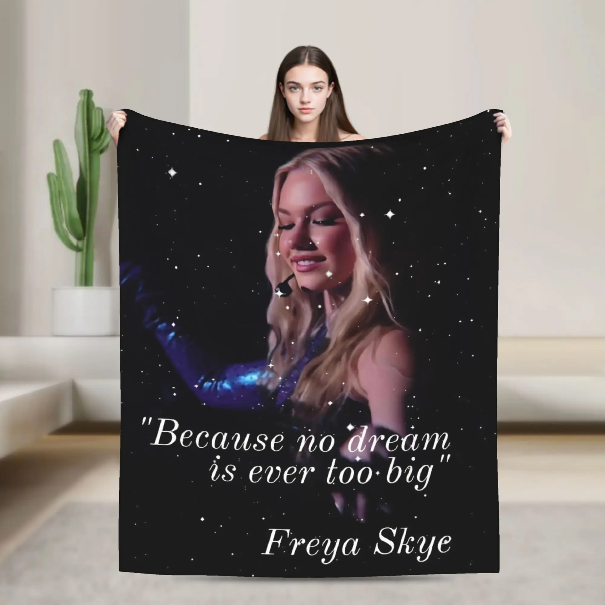 Freyas Skyes Singer Tour 2026 Blanket Multiple Sizes Soft and Lightweight  Throw Blankets for Sofa Couch and Bed