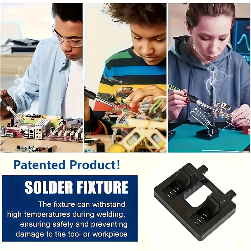 Hot Sale Professional Spring-Loaded Wire Soldering Clamp – Adjustable Portable Holder for Soldering Stations, Quick Clamp&Releas