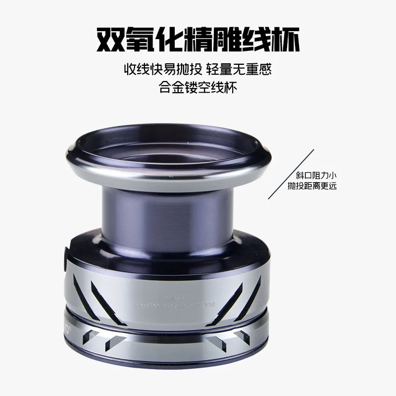 All-metal spinning wheel no gap fishing wheel Luya fishing  long-distance investment special fish