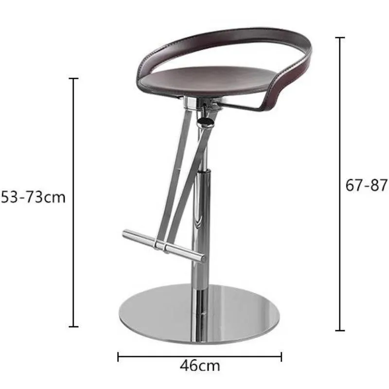Silla De Bar cómoda De Metal, cocina, ligera, plegable, giratoria, isla, club nocturno, muebles De Barra De Cocina