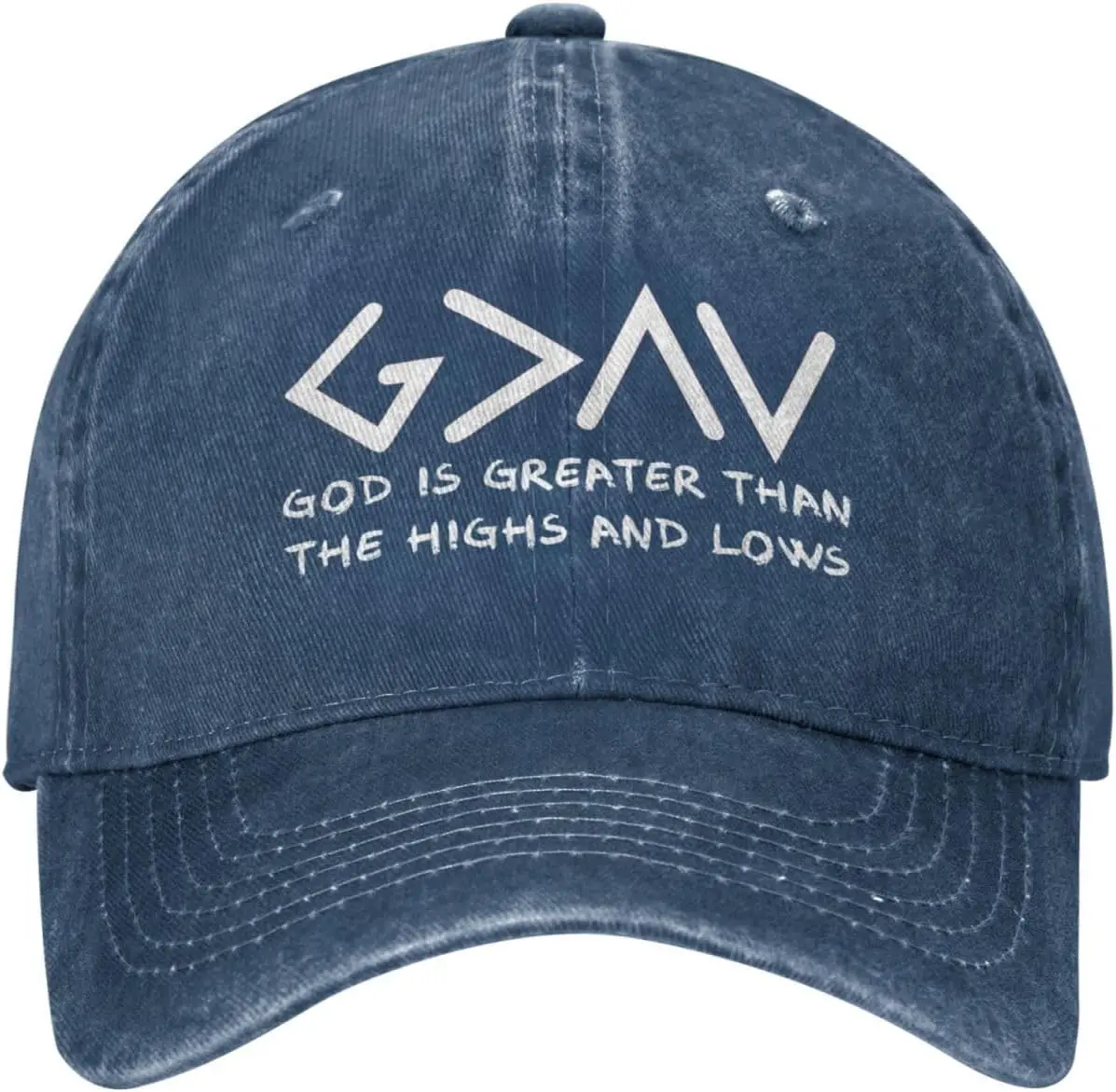 Funny Hat God is Greater Than The Highs and Lows Hat for Men Baseball Hats Funny Hat