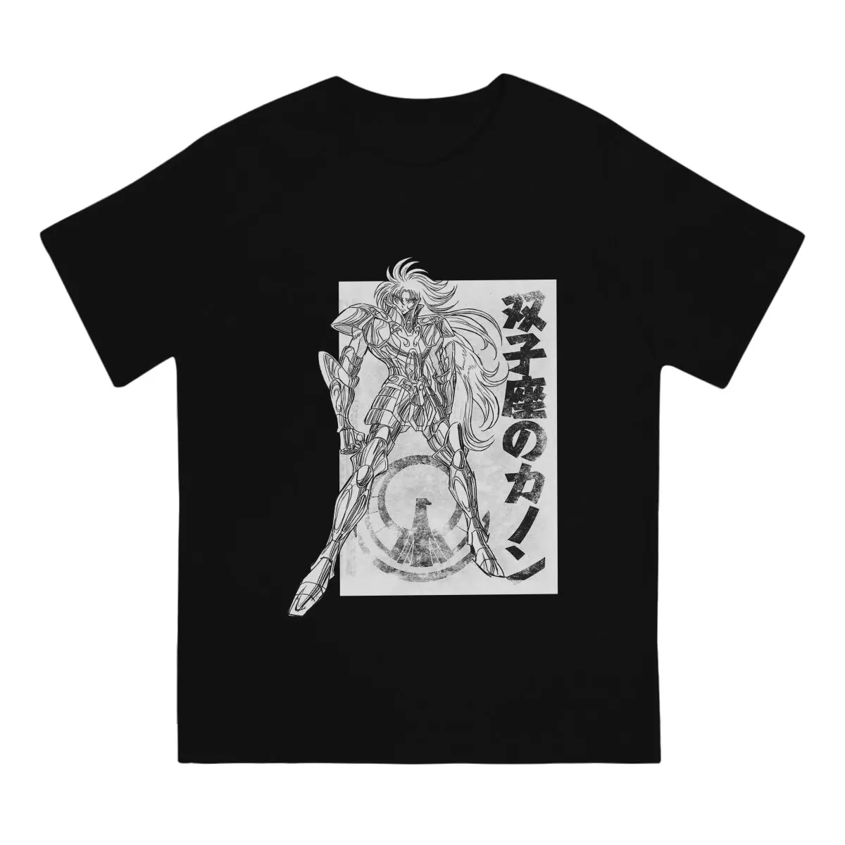 SaintSeiya Kanon no Gemini Tshirt Homme Men's Streetwear Polyester T Shirt For Men