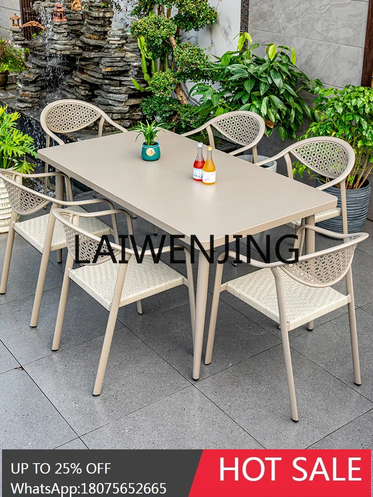 

Outdoor Villa Courtyard Outdoor Leisure Tea Outdoor Courtyard Table and Chair