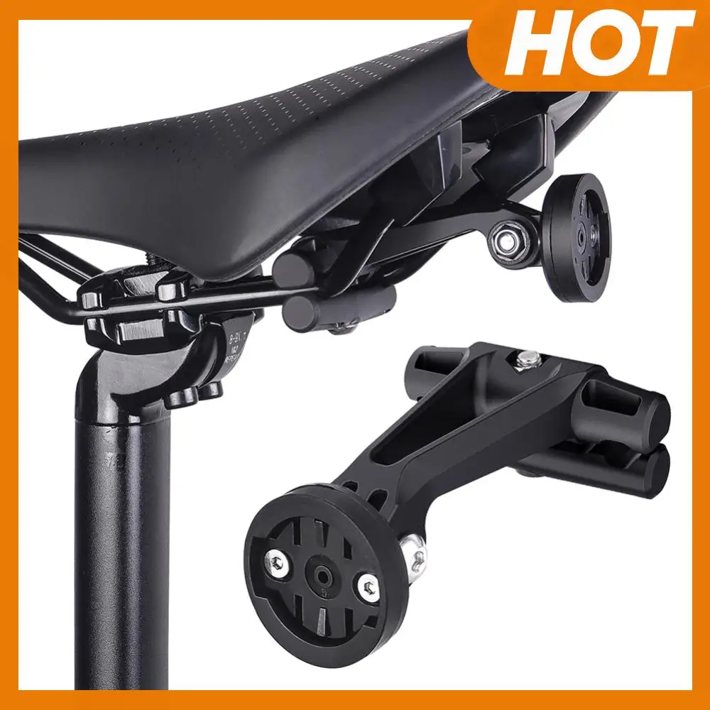 

Bicycle Saddle Rail Rear Light Bracket Seatpost Mount Bike Tail Light Holder Anti-Slip for Garmin Varia Radar/Action Camera