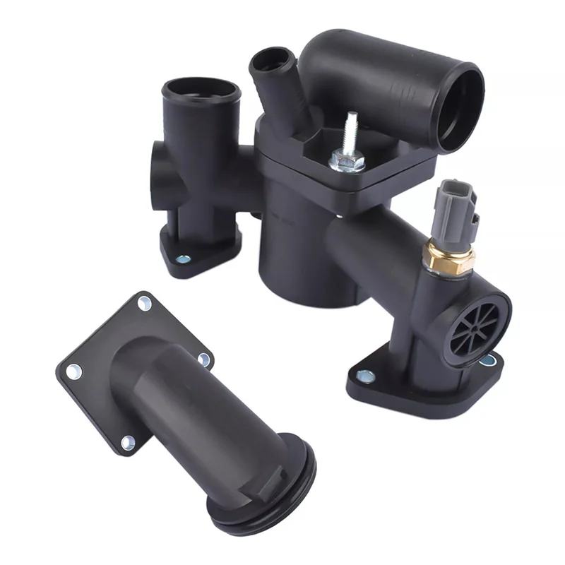 

H5-AJ89485 AJ87947 Thermostat Housing Assembly + Water Outlet For Jaguar S-Type XJ8 XJR 4.2L 2003-2005