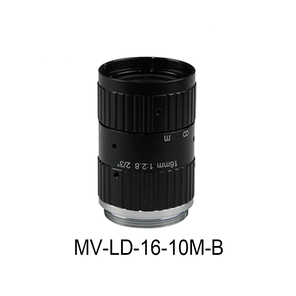 MV-LD-50-10M-B 10MP 2/3 "عدسة رؤية الآلة 50 مم عدسة صناعية C Mount