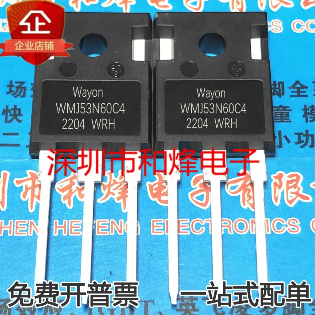 5PCS-10PCS WMJ53N60C4  WMJ53N60F2   Fast Shipping On Stock Best Quality Quality Guarantee