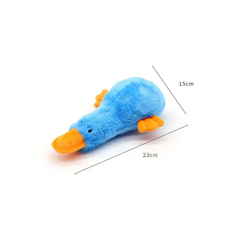 Plush Dog Toy Pet  Duck Squeaky Toy Pet Chew Toy Cat Dog Training and Interactive Dog Toys Play Pet Supplies