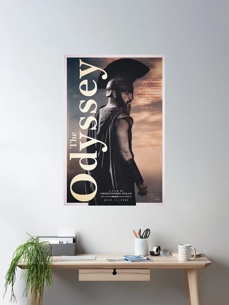 

The Odyssey 2026 Movie Art Print Canvas Poster, Living Room Decor, Home Wall Picture