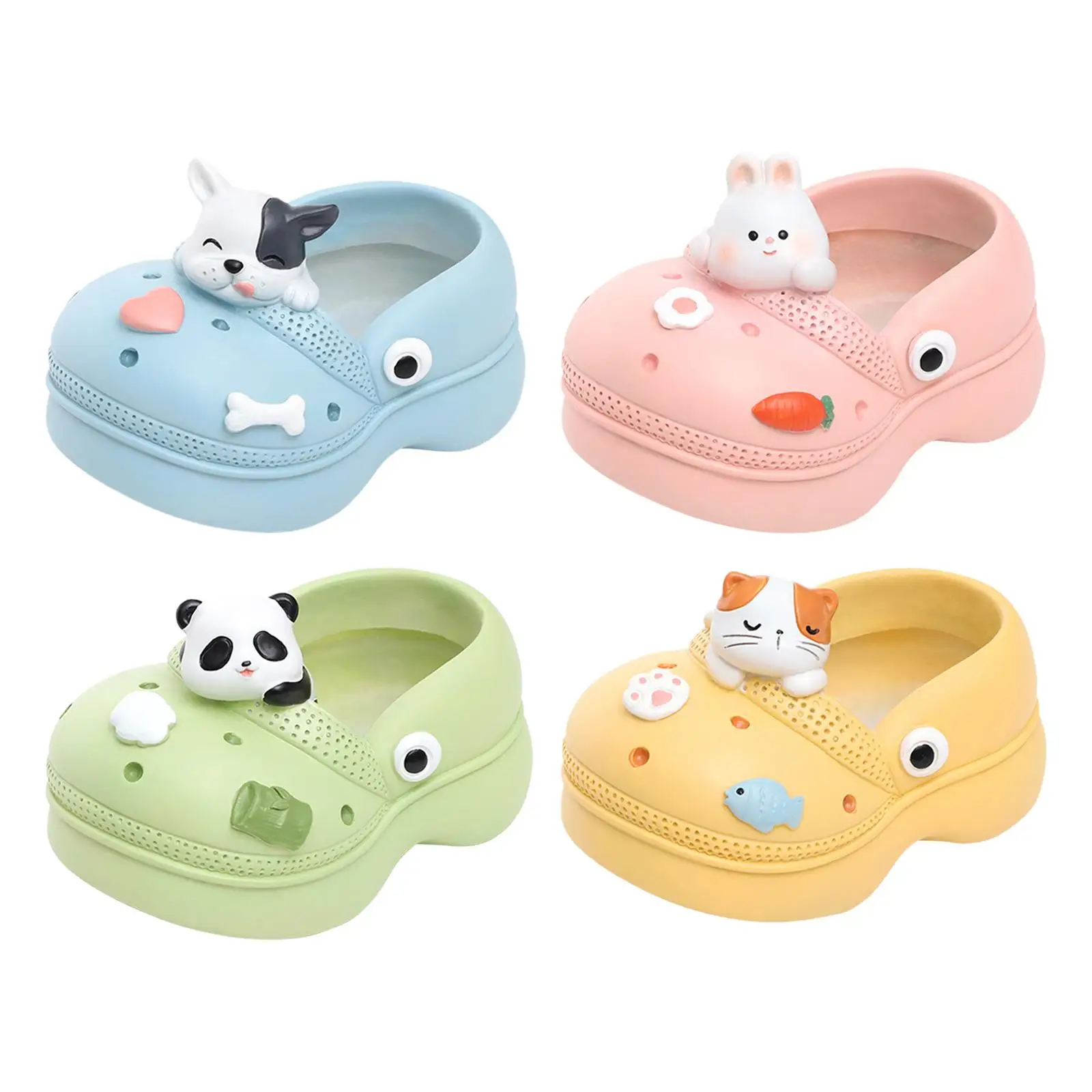 

Resin Flower Pot Creative with Drainage Hole Flower Storage Container Vase Planter Pot for Windowsill Home Balcony Yard Decor