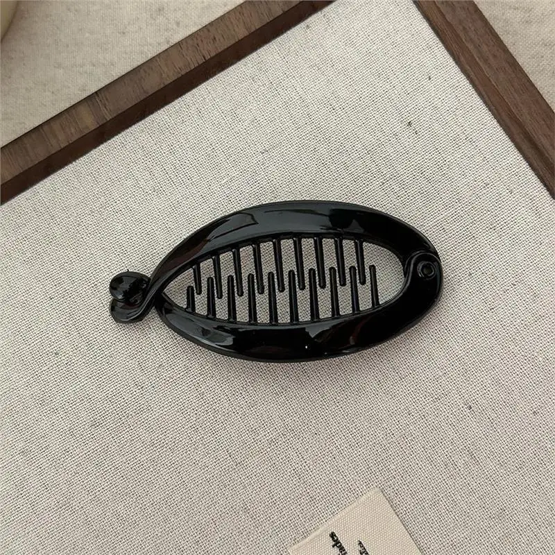 Mehrfarbige Bernsteinfarbene Bananenklammer, Pferdeschwanzhalter, Elegante Hochkronen-Haarspange, Damen-Haaraccessoires, Stilvoll und Vielseitig – Detail 6