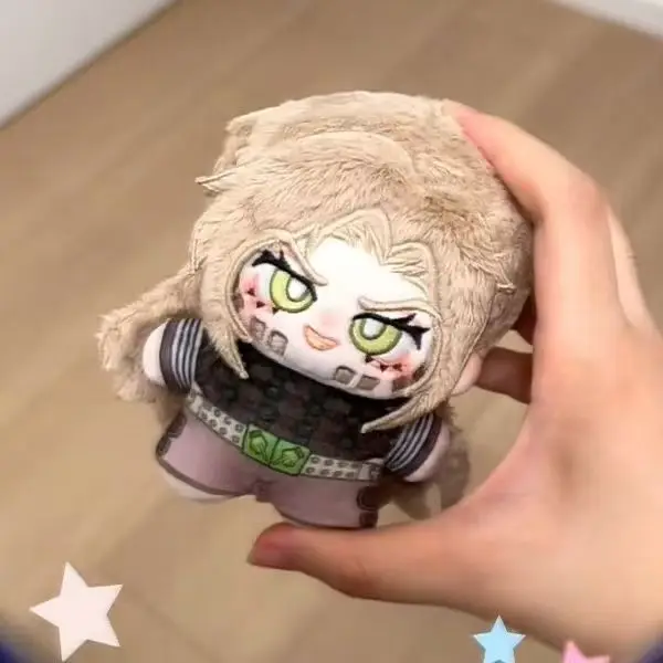 

Stuffed 10cm Game Anime JoJo's Bizarre Adventure Attributes Gyro Zeppeli Body Plush Doll Toy Soft Dress Up Cotton Kid Gift