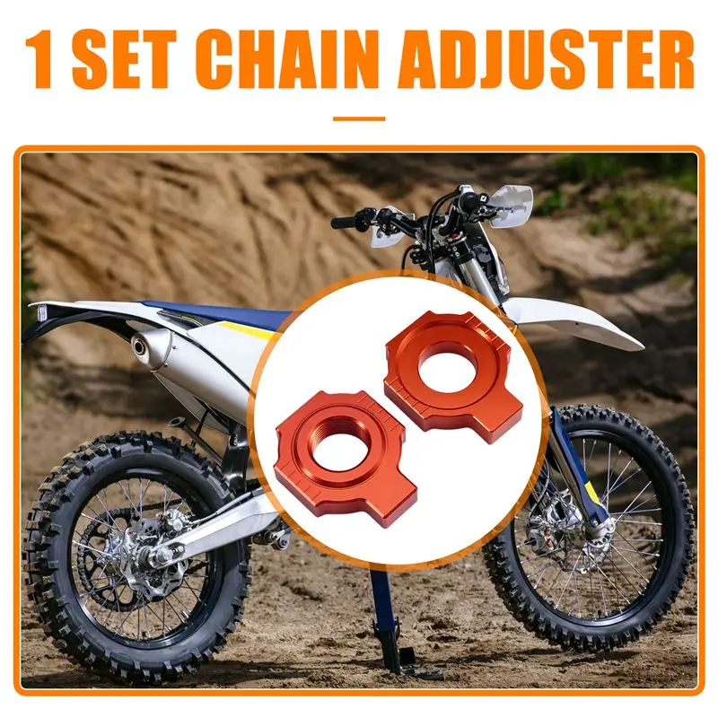 A73Q-Regulator Chain Adjuster Slider Block For Motorcycle For EXC EXCF XC XCW 125 200 250 300 350 450 500 525 Orange