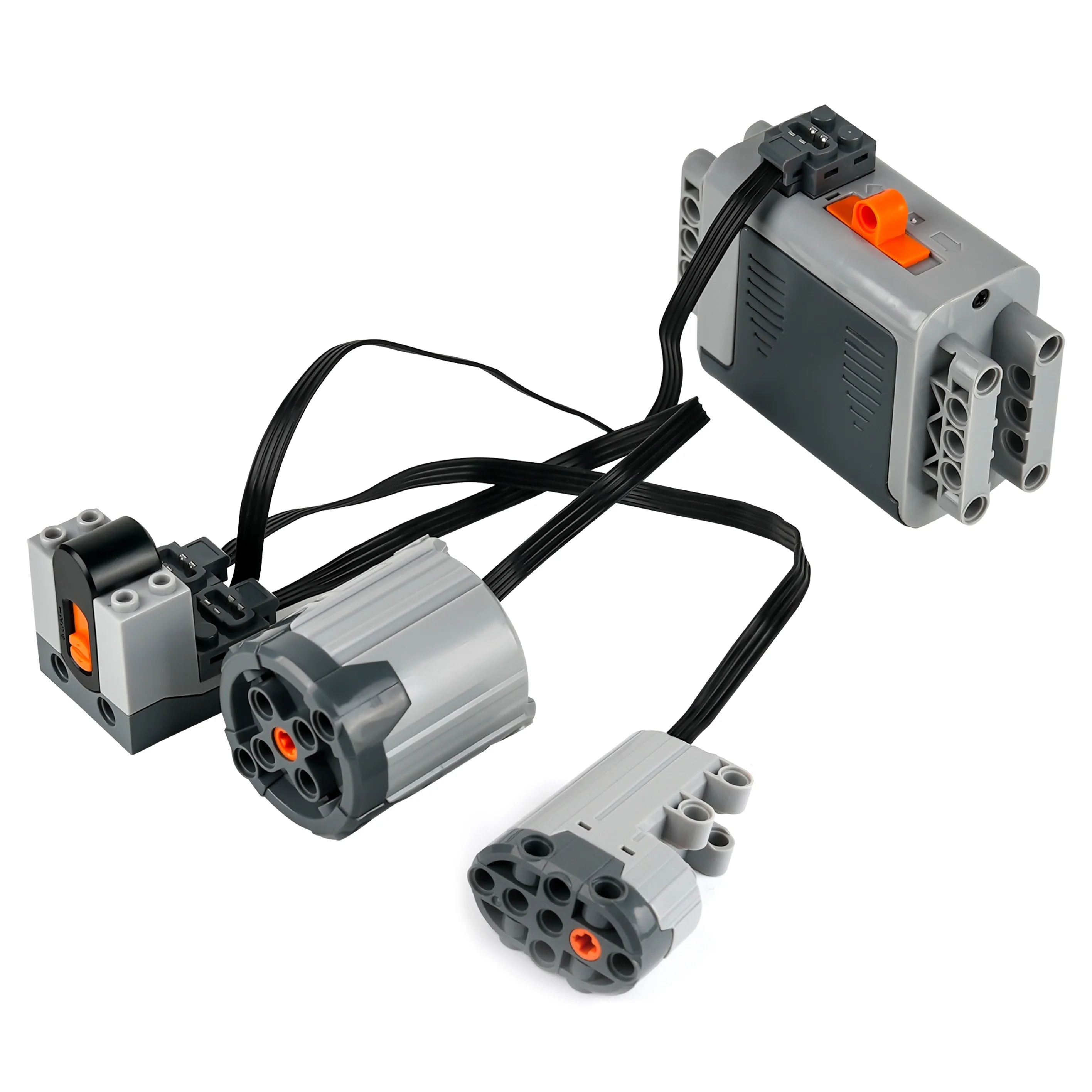 18 ピース究極のテクニック モーター キット - スピード リモート、トレイン、サーボ、XL および L モーター、ビルディング ブロック El を備えた並べ替えおよび積み重ねおもちゃ