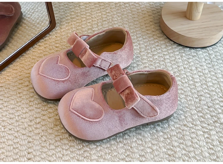 Kinder-Flachschuhe in Unifarben, Vielseitige Mädchen-Prinzessinnenschuhe mit Einfachen Schleifen, 2026 Brandneue Kinder-Freizeitschuhe mit Weicher Sohle – Detail 4