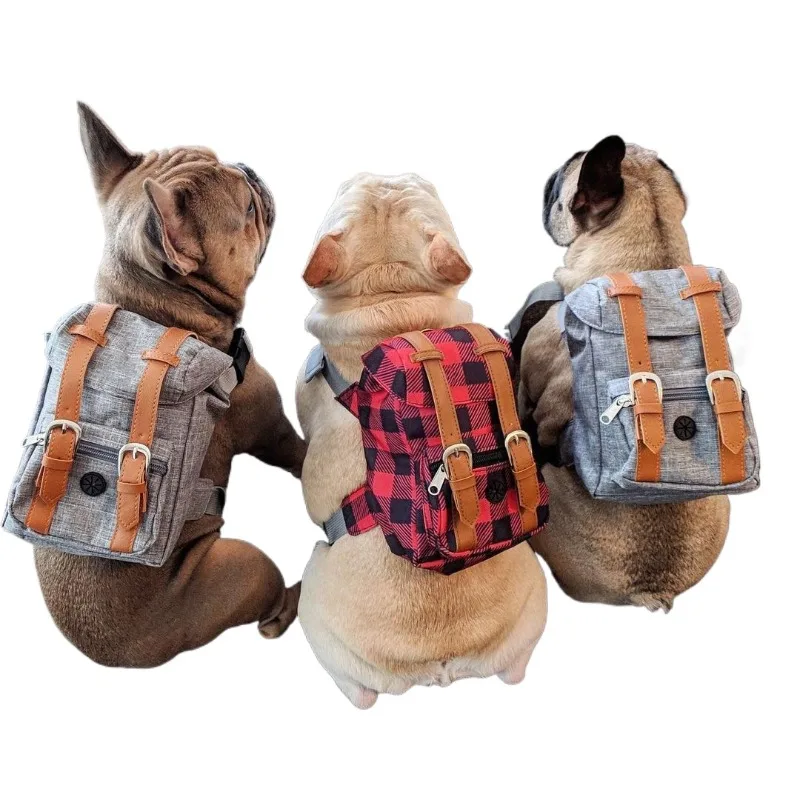 Cute Pet Backpack Large Capacity Dog Snack Bag Puppy Portable School Bag Convenient for Small and Medium Dogs