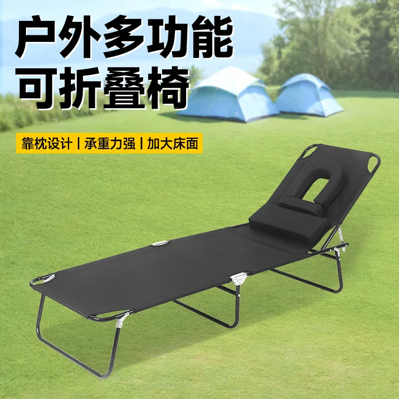 Folding Outdoor Rattan Lounger Chair Leisure Sun Lounger for Balcony Courtyard Villa Swimming Pool Beach Sunbathing